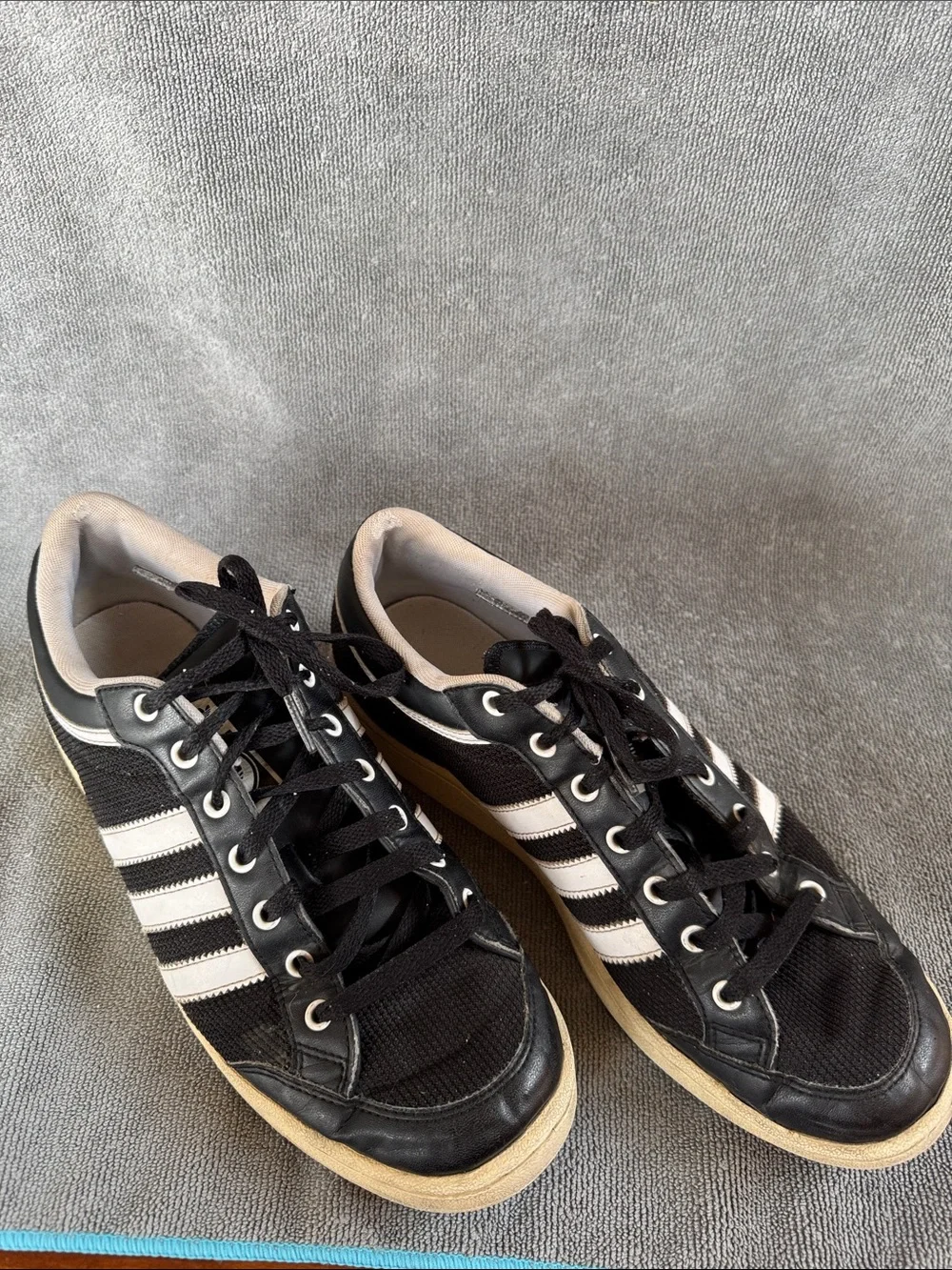 Adidas Plimcana Black and White Women's Low-Top Sneakers Size 9